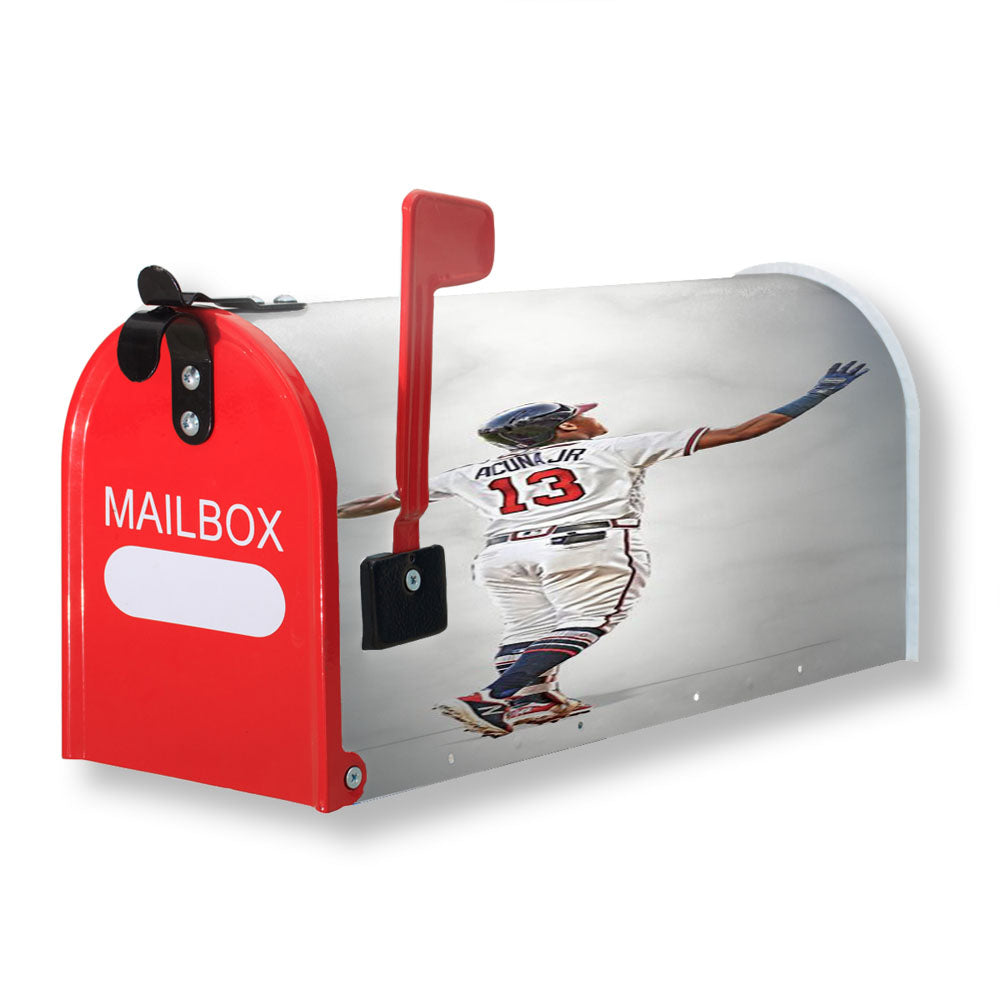 Acuna Jr Atlanta Braves Magnetic Mailbox Cover - 18.0" x 21.0"