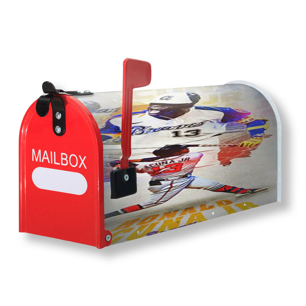 Acuna Jr Atlanta Braves Nba Magnetic Mailbox Cover - 18.0" x 21.0"