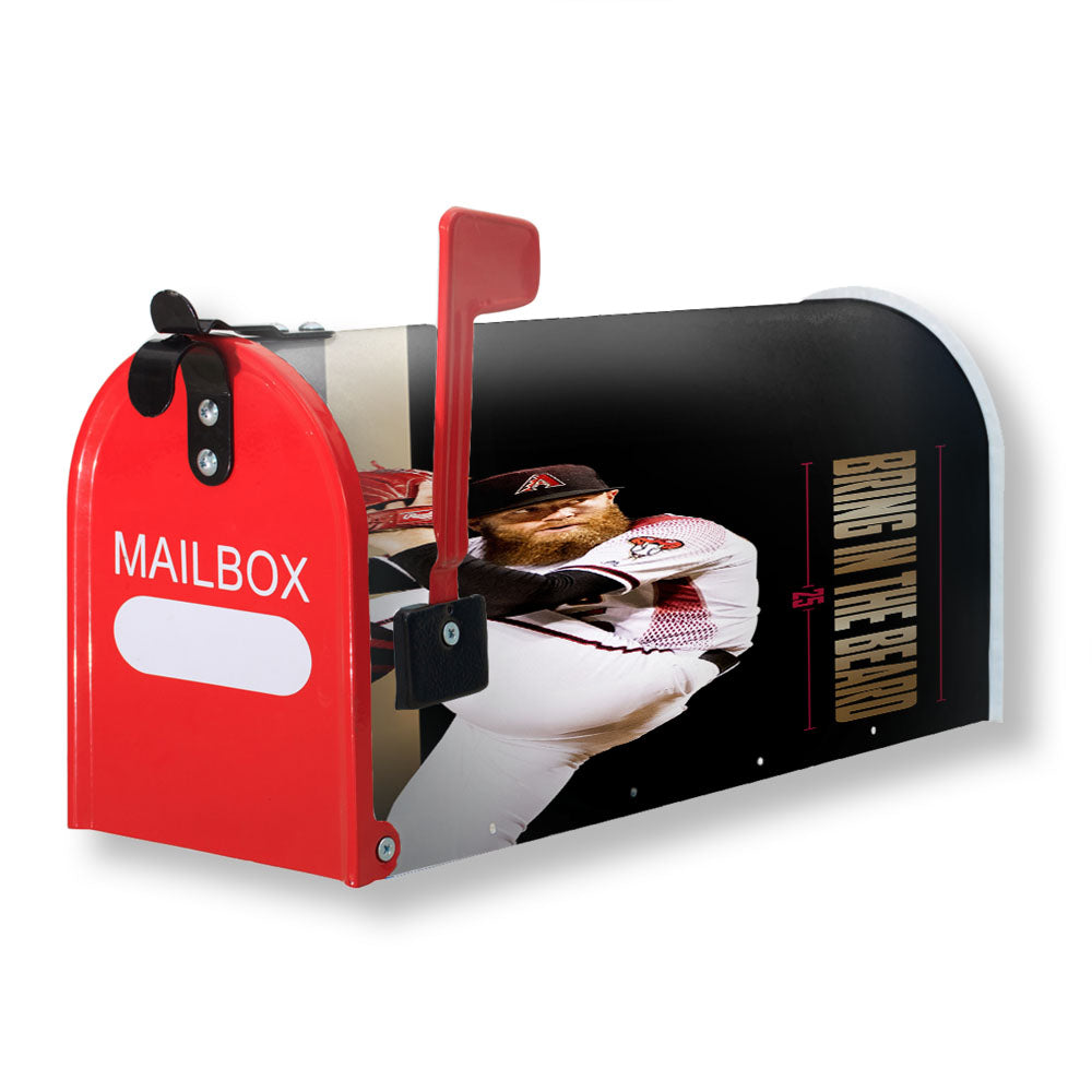 Arizona Diamondbacks Bring In The Beard Magnetic Mailbox Cover - 18.0" x 21.0"