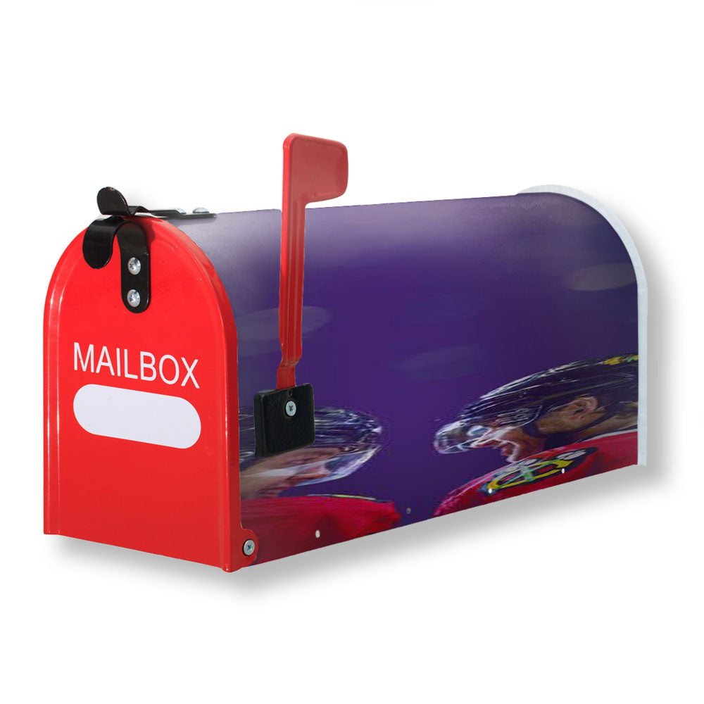 Artemi Panarin And Patrick Kane Nhl Magnetic Mailbox Cover - 18.0" x 21.0"