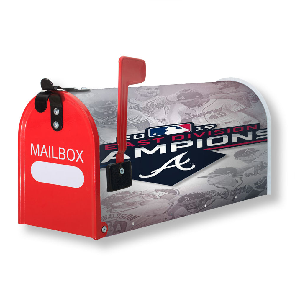 Atlanta Braves 2019 Nl East Division Champions Magnetic Mailbox Cover - 18.0" x 21.0"