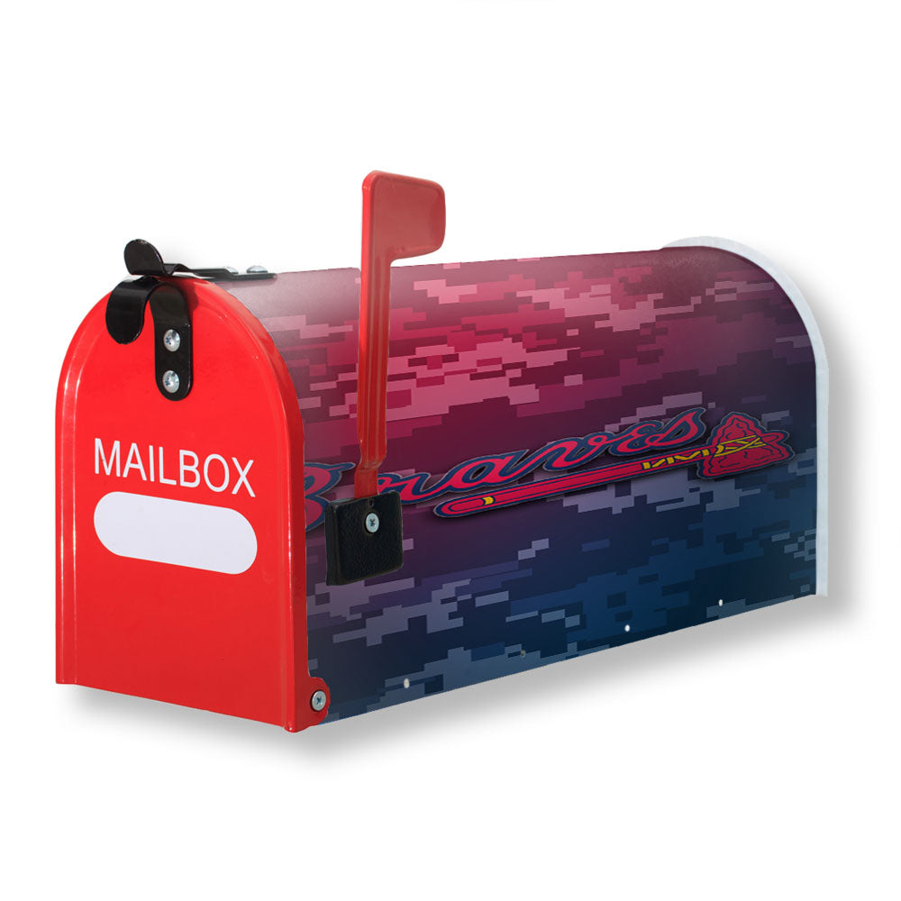 Atlanta Braves Army Camo Magnetic Mailbox Cover - 18.0" x 21.0"