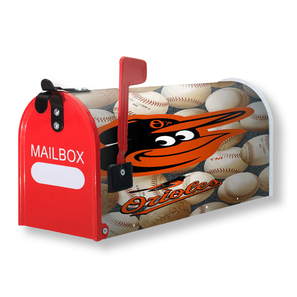 Baltimore Orioles Mlb Baseball Magnetic Mailbox Cover - 18.0" x 21.0"