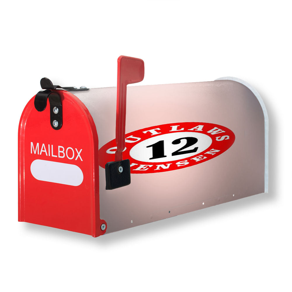 Baseball Bat Knobs Tags Tough And Durable Team Magnetic Mailbox Cover - 18.0" x 21.0"