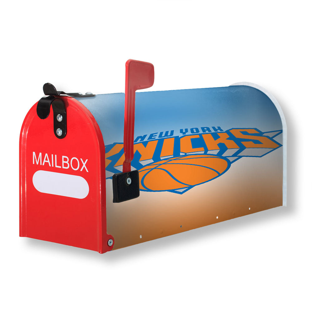 Basket Ball Knick New York Magnetic Mailbox Cover - 18.0" x 21.0"