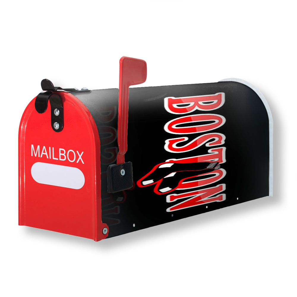 Black Boston Magnetic Mailbox Cover - 18.0" x 21.0"