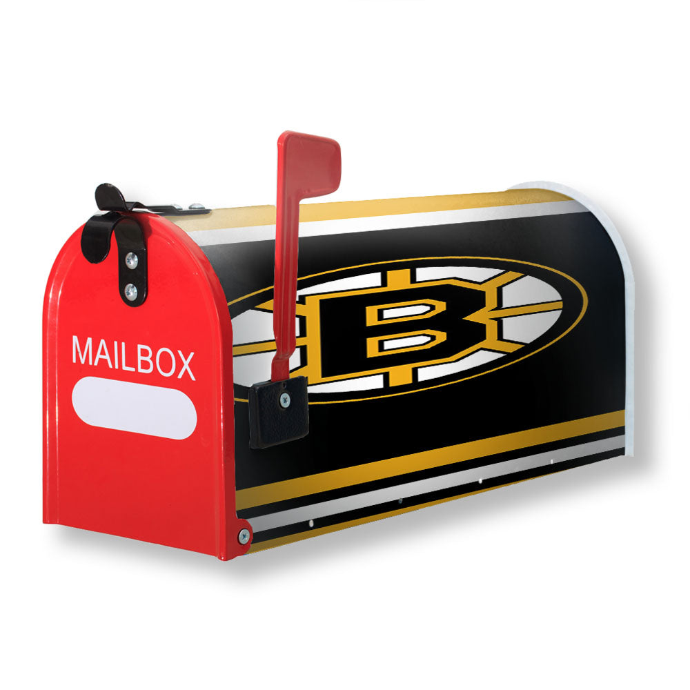 Boston Bruins Wallpaper Magnetic Mailbox Cover - 18.0" x 21.0"