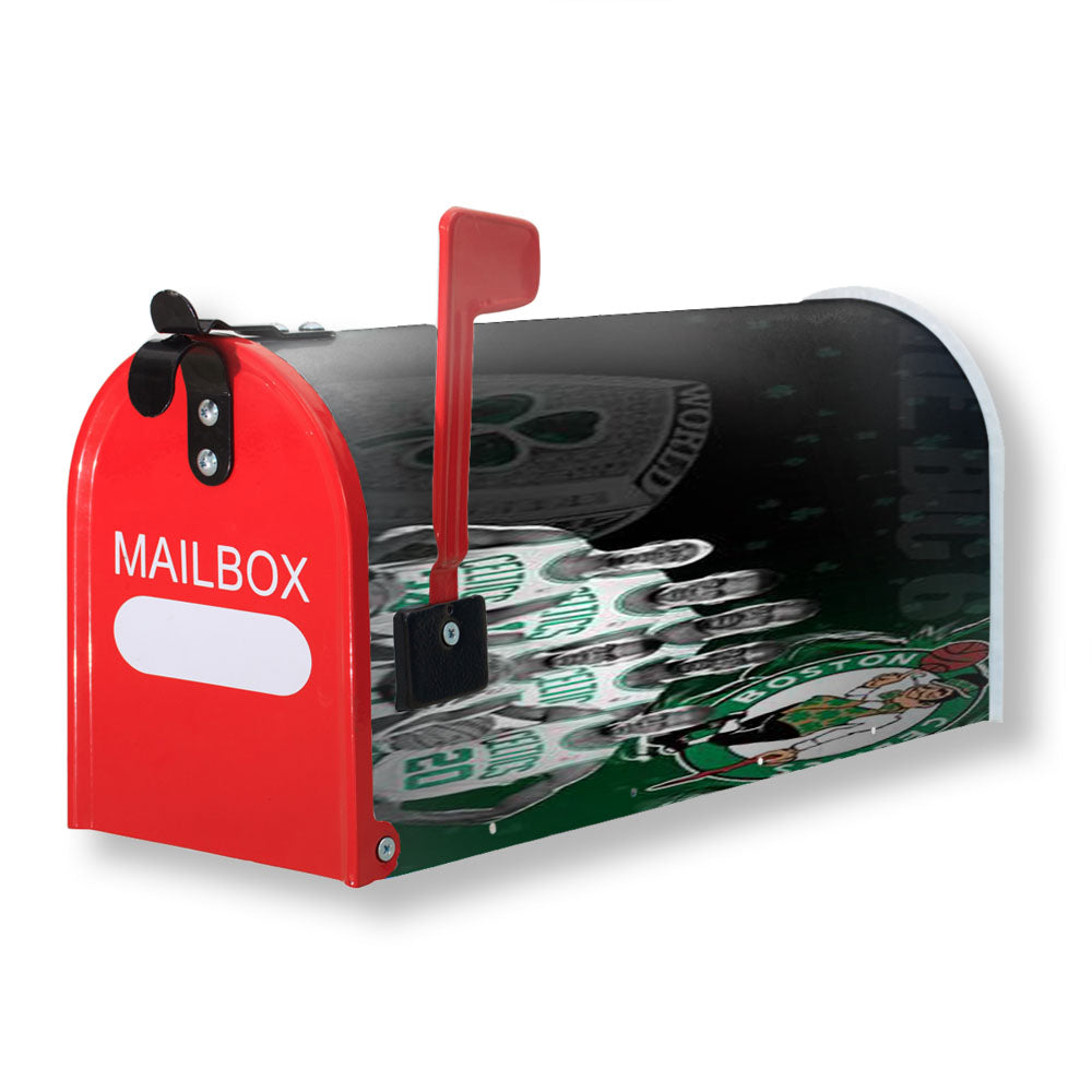 Boston Celtics Basketball Magnetic Mailbox Cover - 18.0" x 21.0"