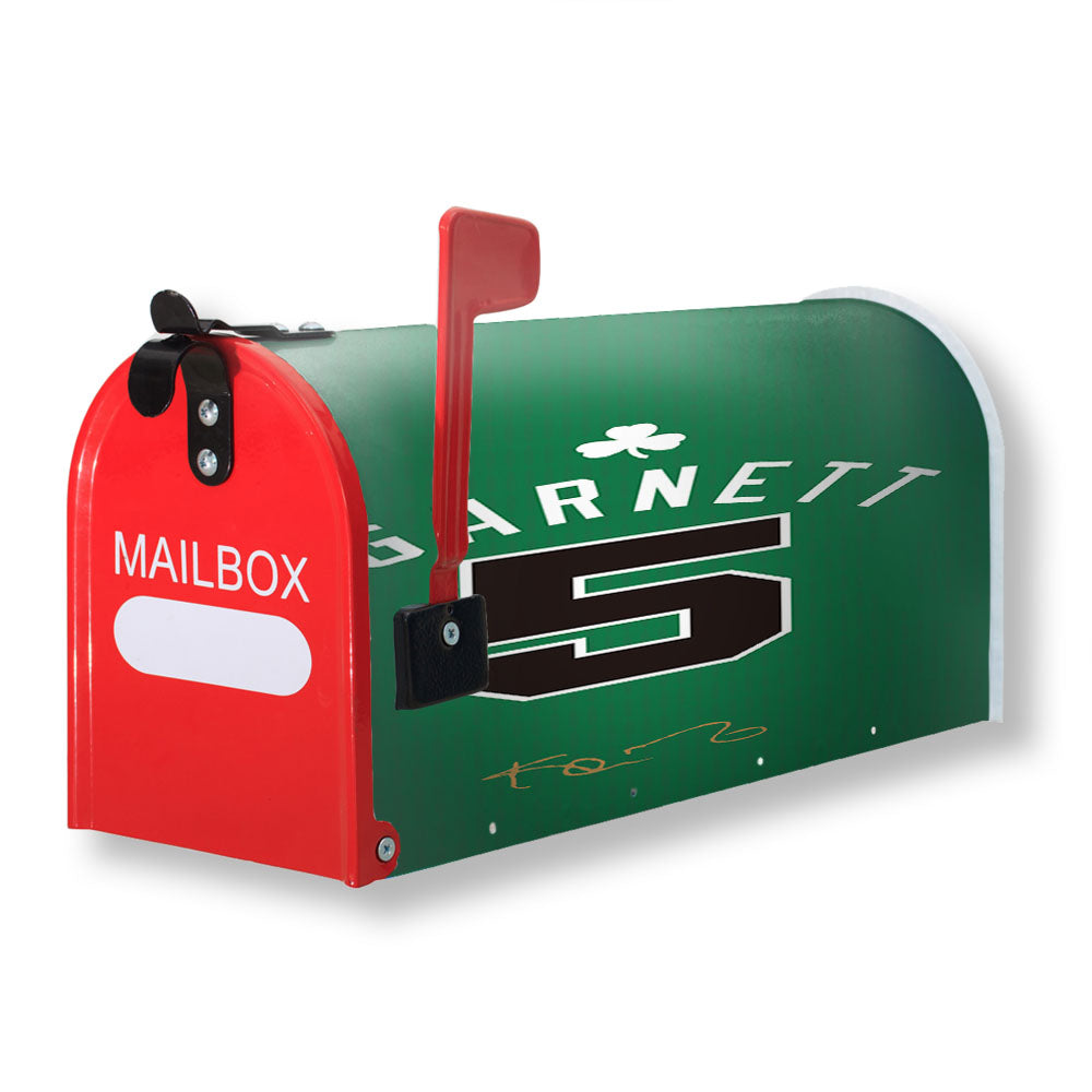 Boston Celtics Garnett Magnetic Mailbox Cover - 18.0" x 21.0"