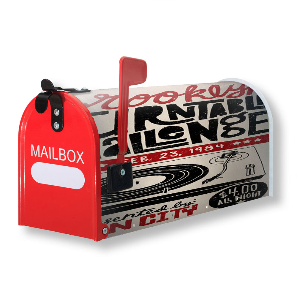 Brooklyn Turntable Chalange Magnetic Mailbox Cover - 18.0" x 21.0"