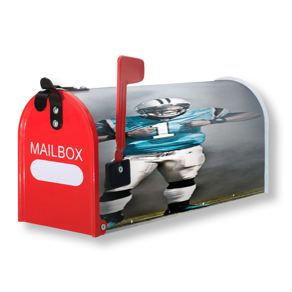 Cam Newton Smoke Ripping Open Magnetic Mailbox Cover - 18.0" x 21.0"