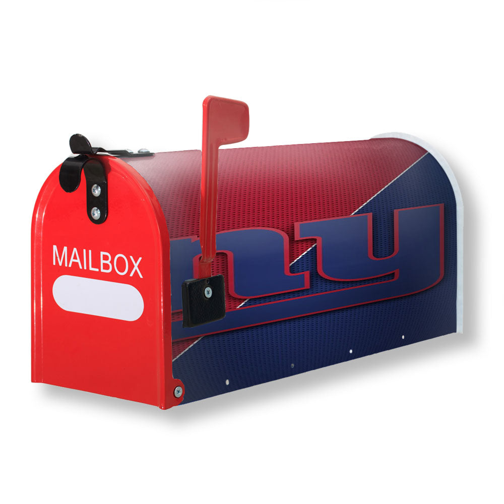 Carbon Fiber Wallpapers New York Giants Red And Blue Magnetic Mailbox Cover - 18.0" x 21.0"