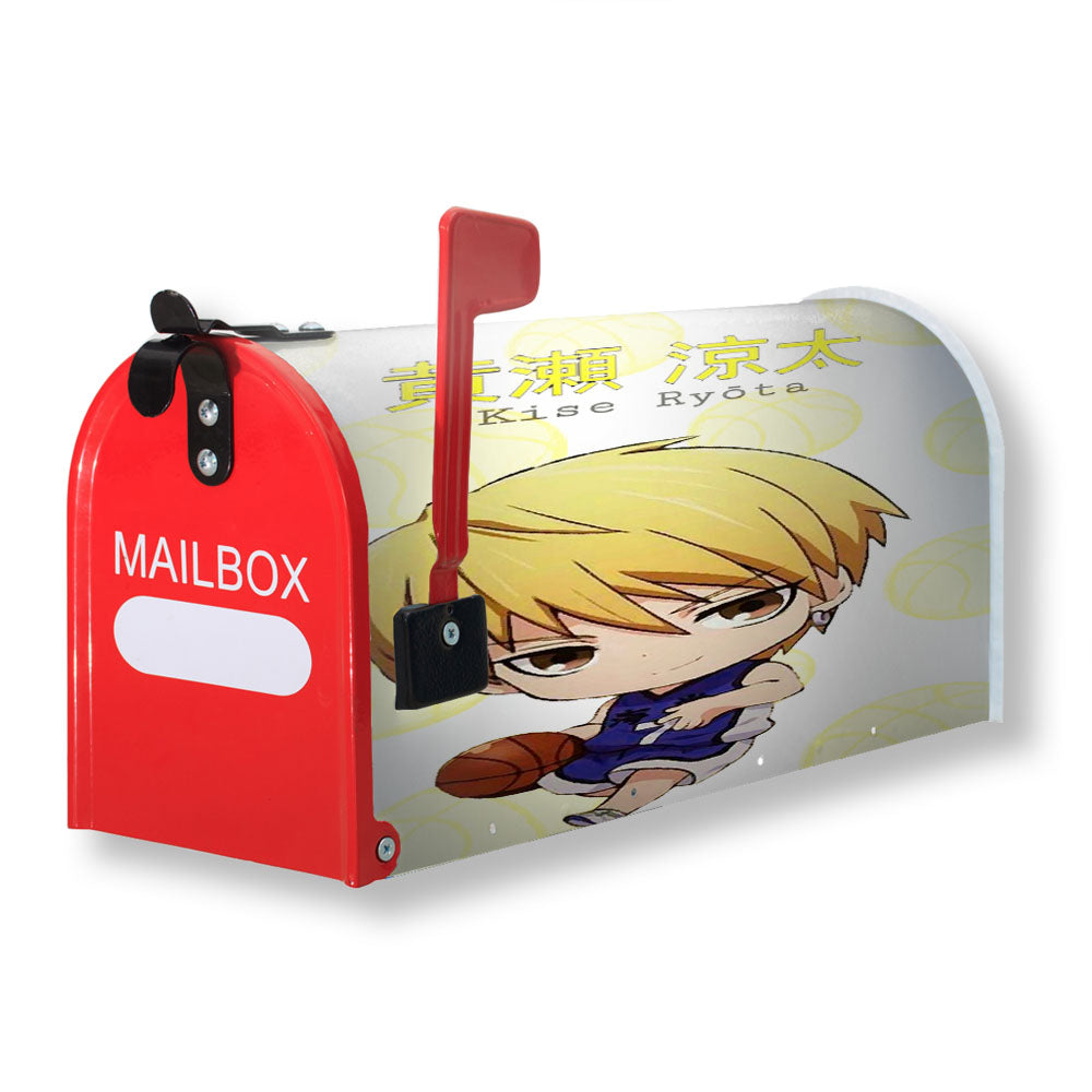 Chibi Yellow Kise Ryota Kuroko No Basket Magnetic Mailbox Cover - 18.0" x 21.0"