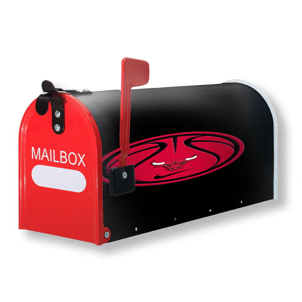 Chicago Bulls Basket Magnetic Mailbox Cover - 18.0" x 21.0"