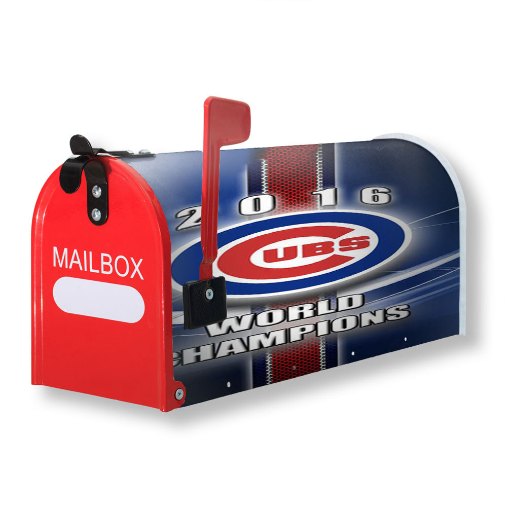 Chicago Cubs Champions Magnetic Mailbox Cover - 18.0" x 21.0"