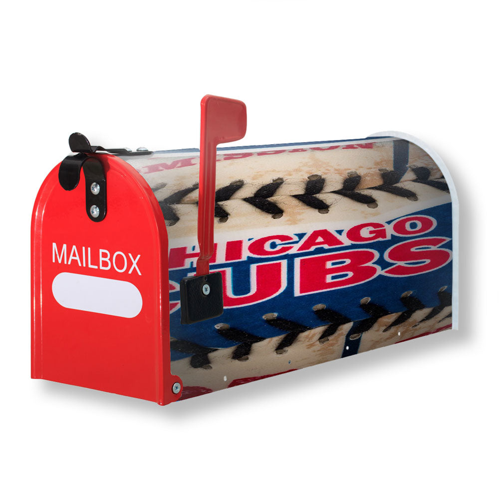 Chocago Cubs Baseball Skin Magnetic Mailbox Cover - 18.0" x 21.0"