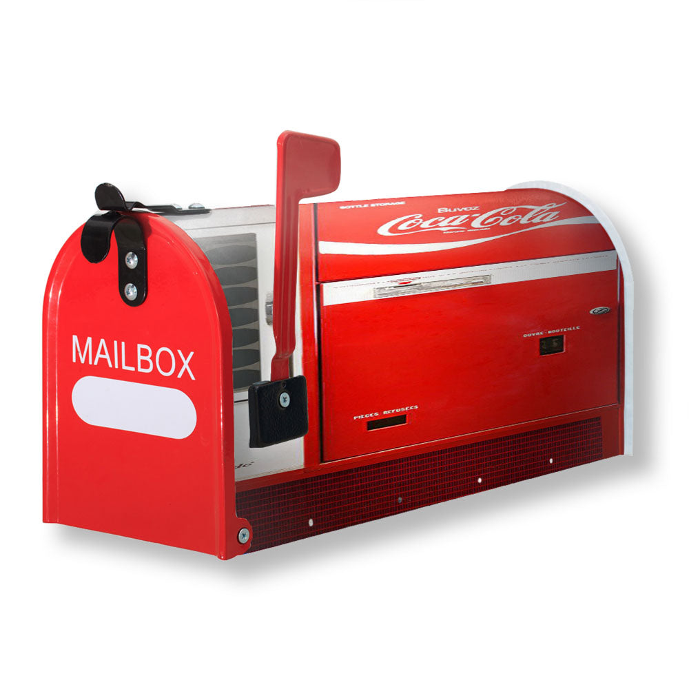 Classic Retro Coca Cola Vending Machine Magnetic Mailbox Cover - 18.0" x 21.0"
