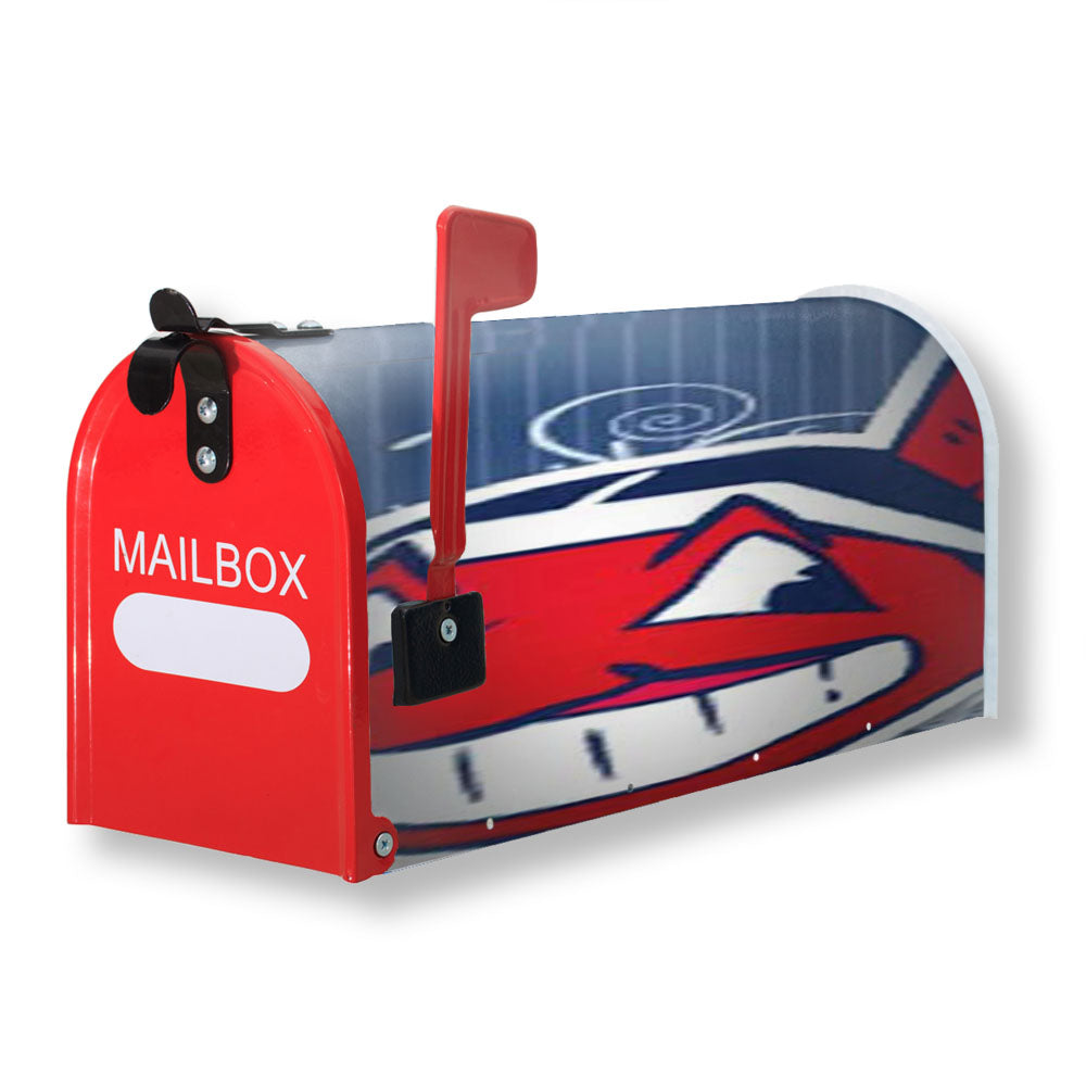 Cleveland Indians Pinstripes Magnetic Mailbox Cover - 18.0" x 21.0"