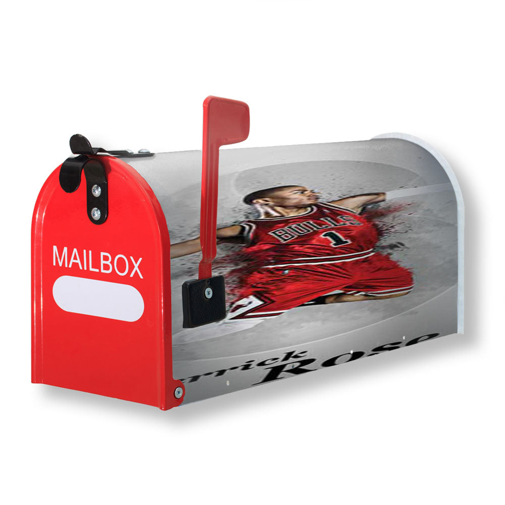 Derrick Rose Grey Circles Magnetic Mailbox Cover - 18.0" x 21.0"