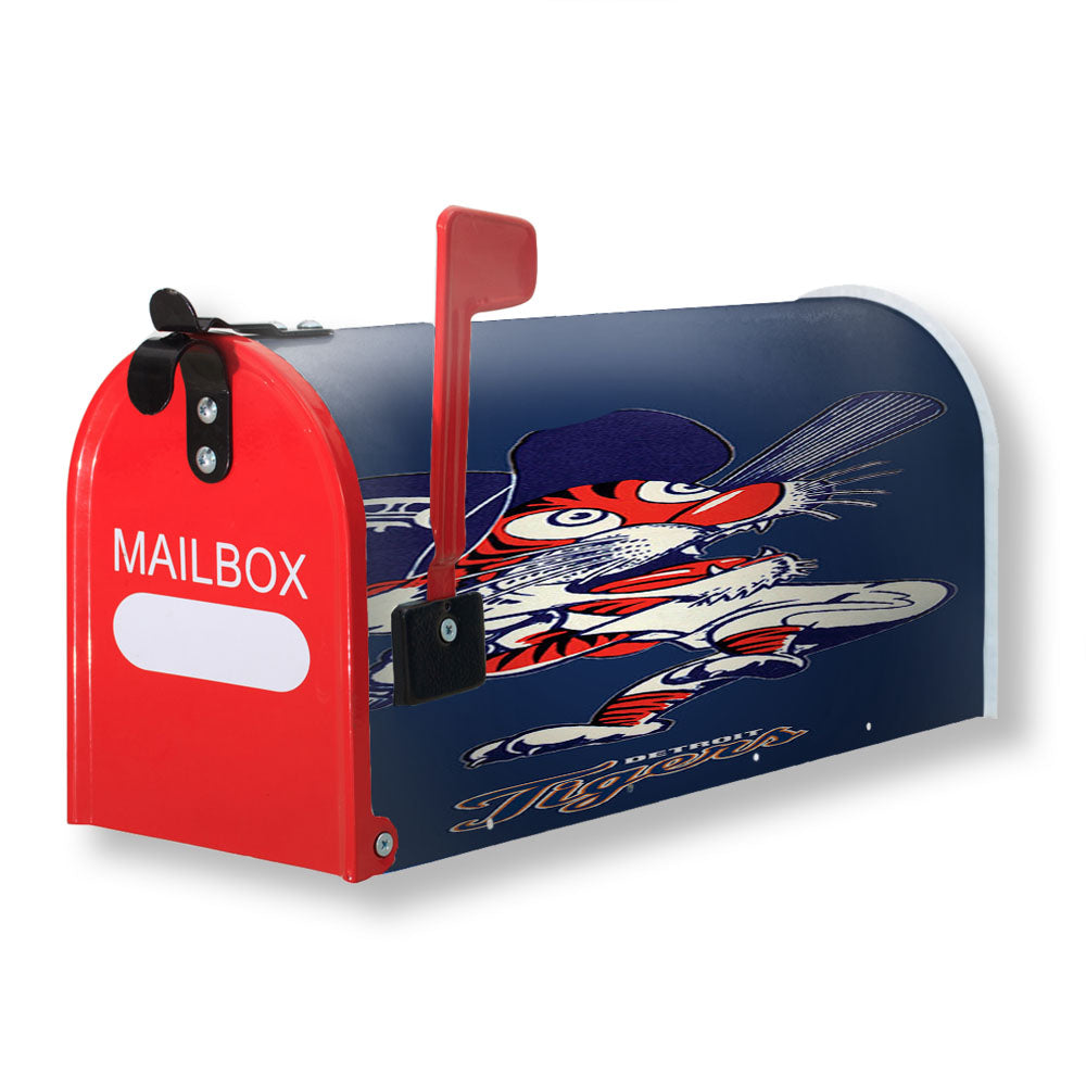 Detroit Tigers Baseball 2 Magnetic Mailbox Cover - 18.0" x 21.0"
