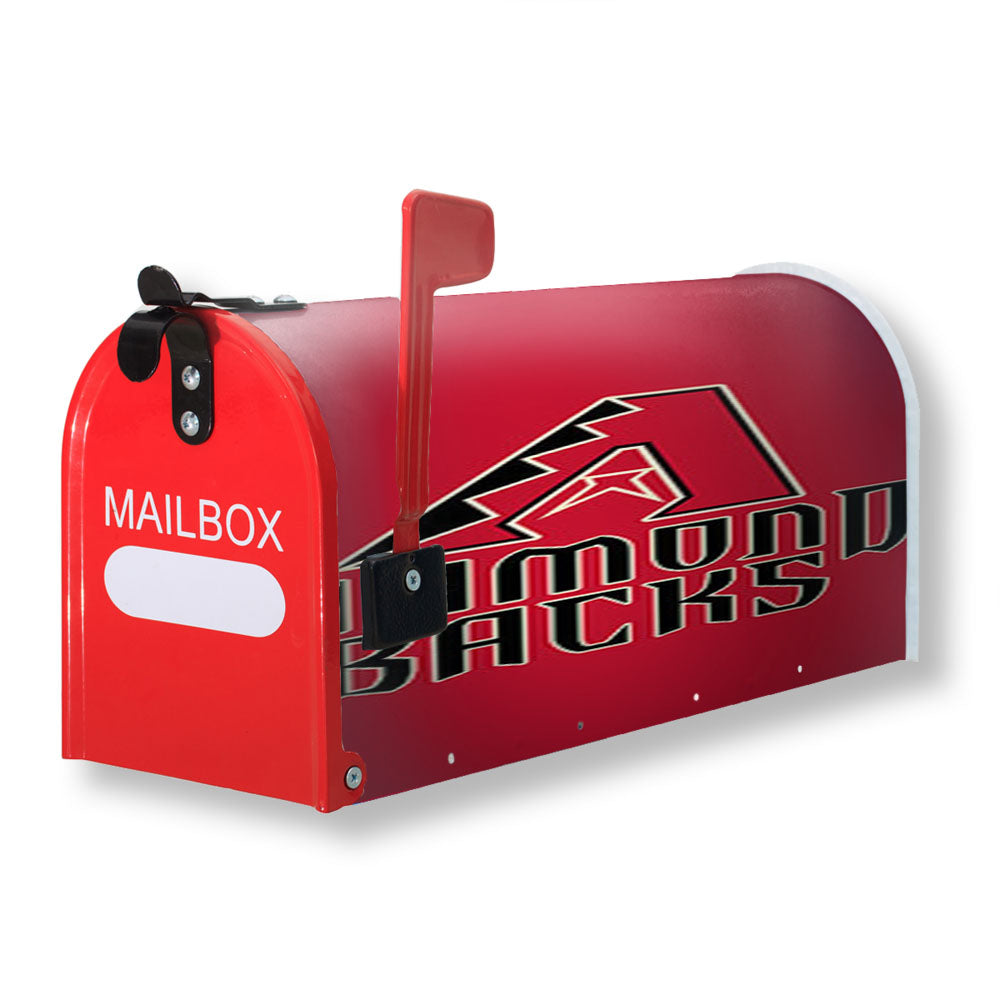 Diamond Backs Baseball Logo Red Magnetic Mailbox Cover - 18.0" x 21.0"