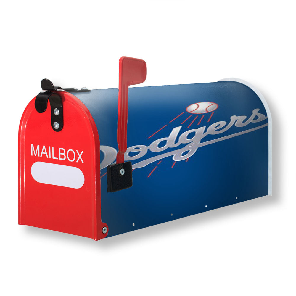 Dodgers Full Baseball League Logo Magnetic Mailbox Cover - 18.0" x 21.0"