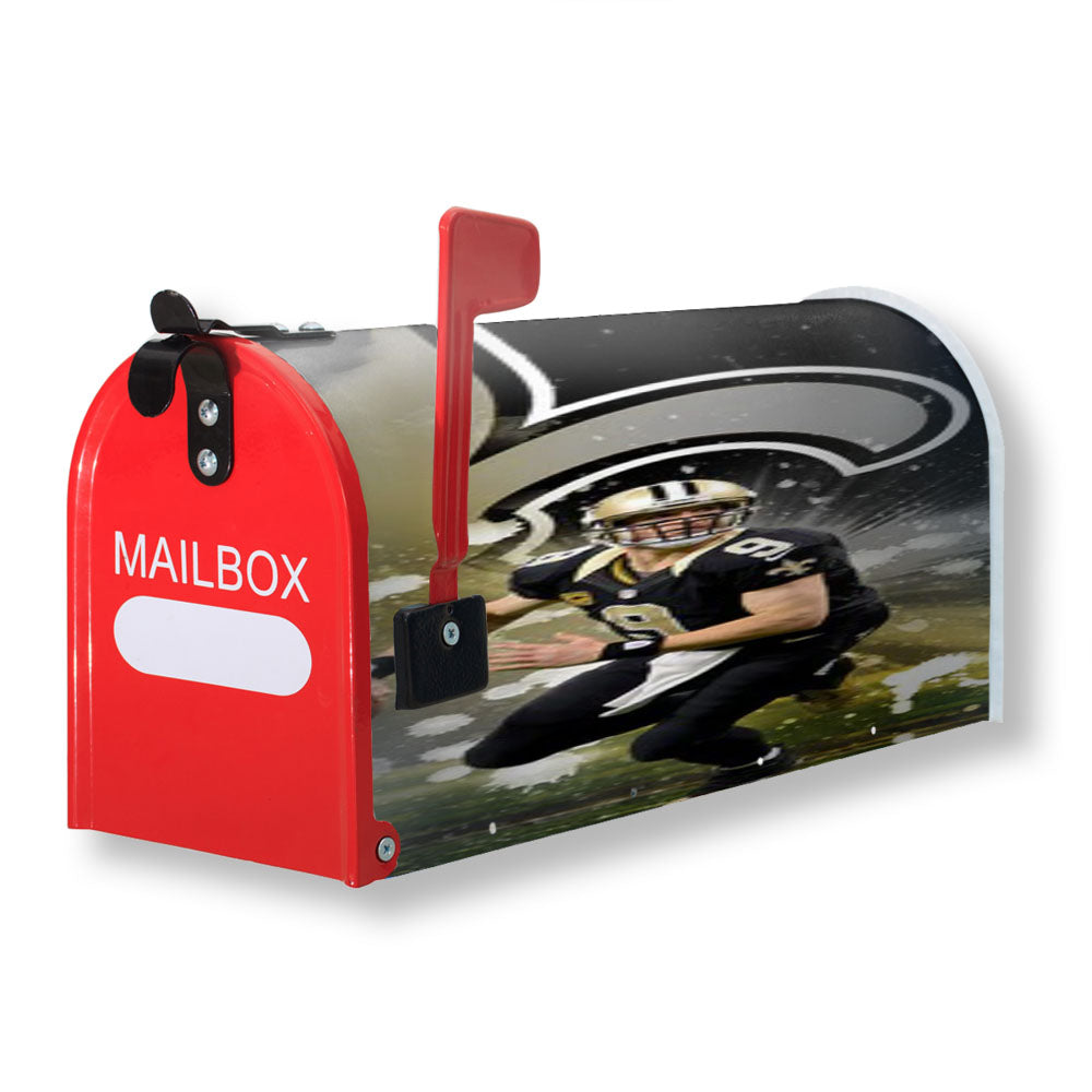 Drew Brees New Orleans Saints Nfl Magnetic Mailbox Cover - 18.0" x 21.0"