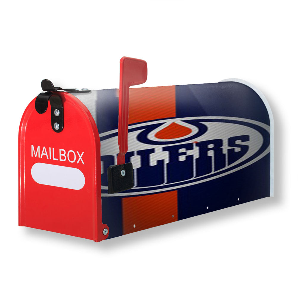 Edmonton Oilers Nhl Sport Magnetic Mailbox Cover - 18.0" x 21.0"