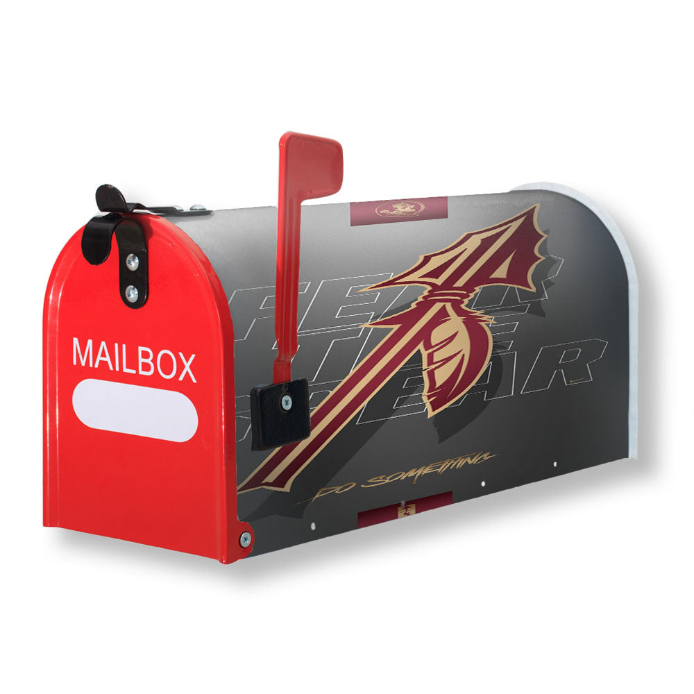 Fear The Spear Do Something Grey Fsu Wallpaper Magnetic Mailbox Cover - 18.0" x 21.0"
