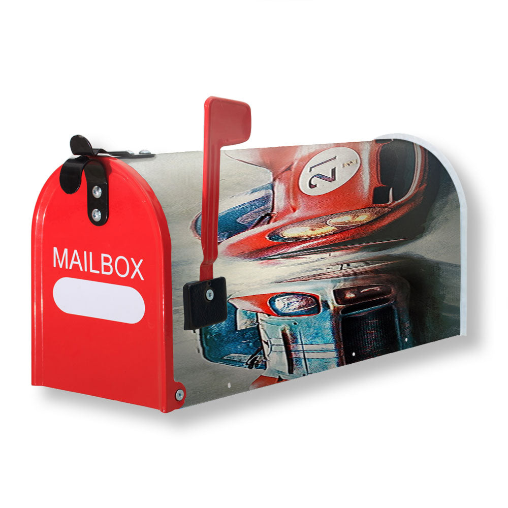 Ford Ferrari Movie Car Artwork Magnetic Mailbox Cover - 18.0" x 21.0"