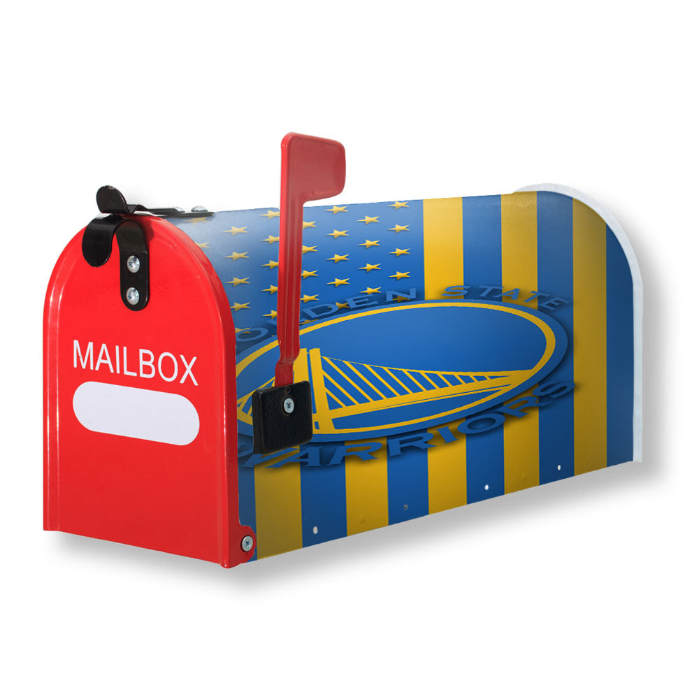 Golden State Warriors Logo Flag Magnetic Mailbox Cover - 18.0" x 21.0"