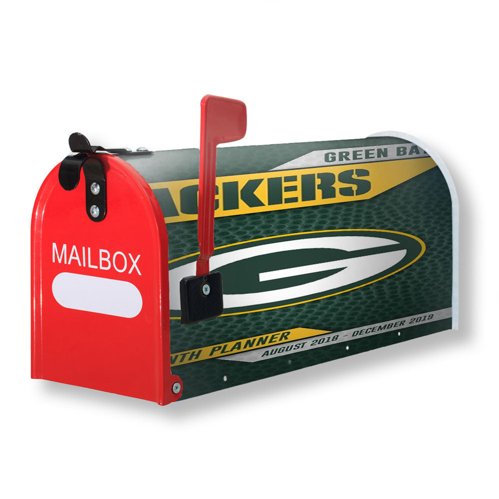 Green Bay Packers 2019 Pocket Planner Magnetic Mailbox Cover - 18.0" x 21.0"