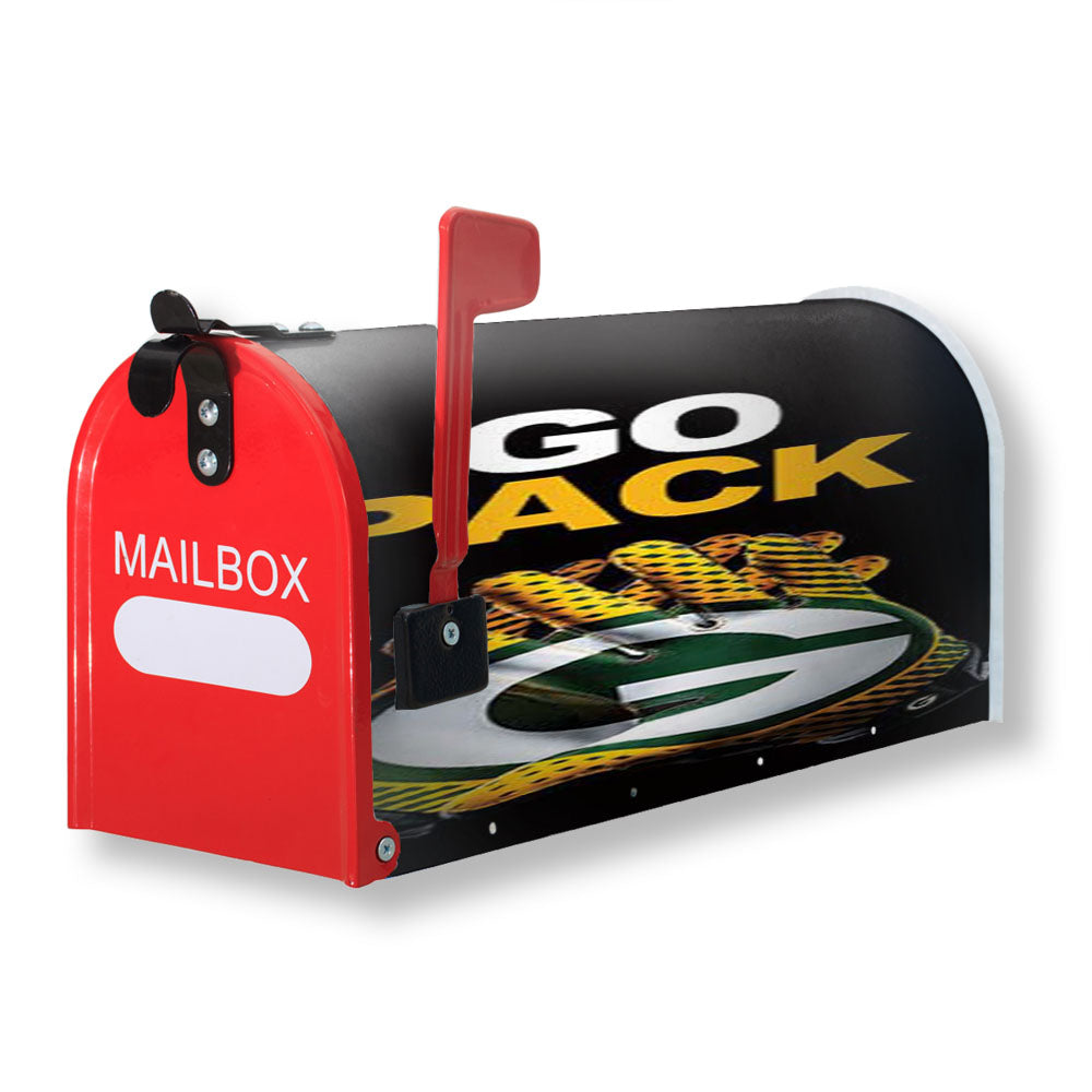 Green Bay Packers Go Pack Magnetic Mailbox Cover - 18.0" x 21.0"