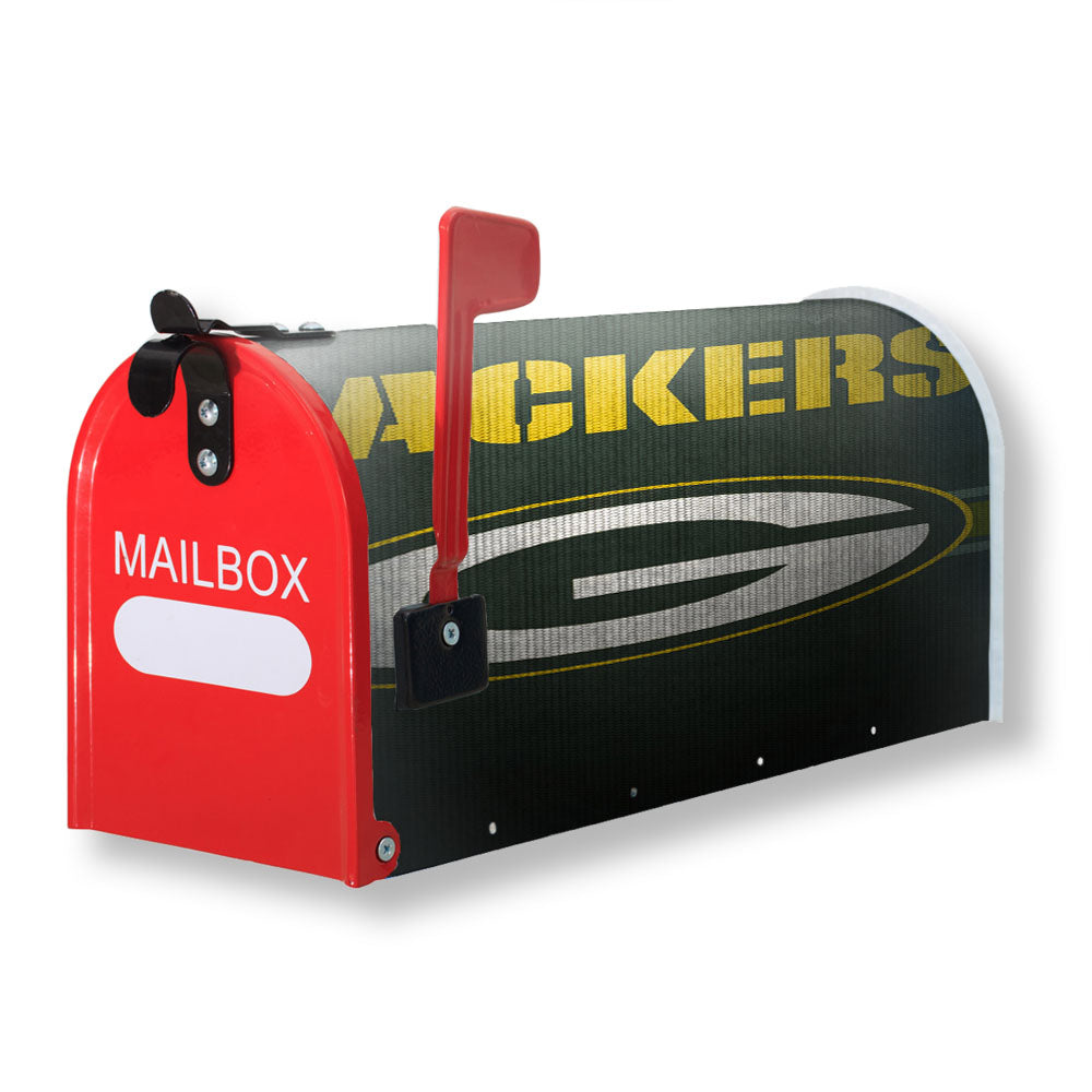 Green Bay Packers Nfl Logo Wallpaper Magnetic Mailbox Cover - 18.0" x 21.0"