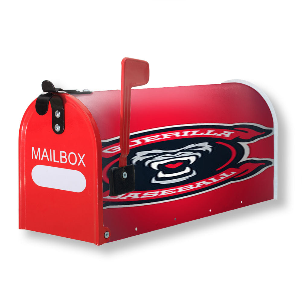Guerilla Baseball Team Logos Red Magnetic Mailbox Cover - 18.0" x 21.0"
