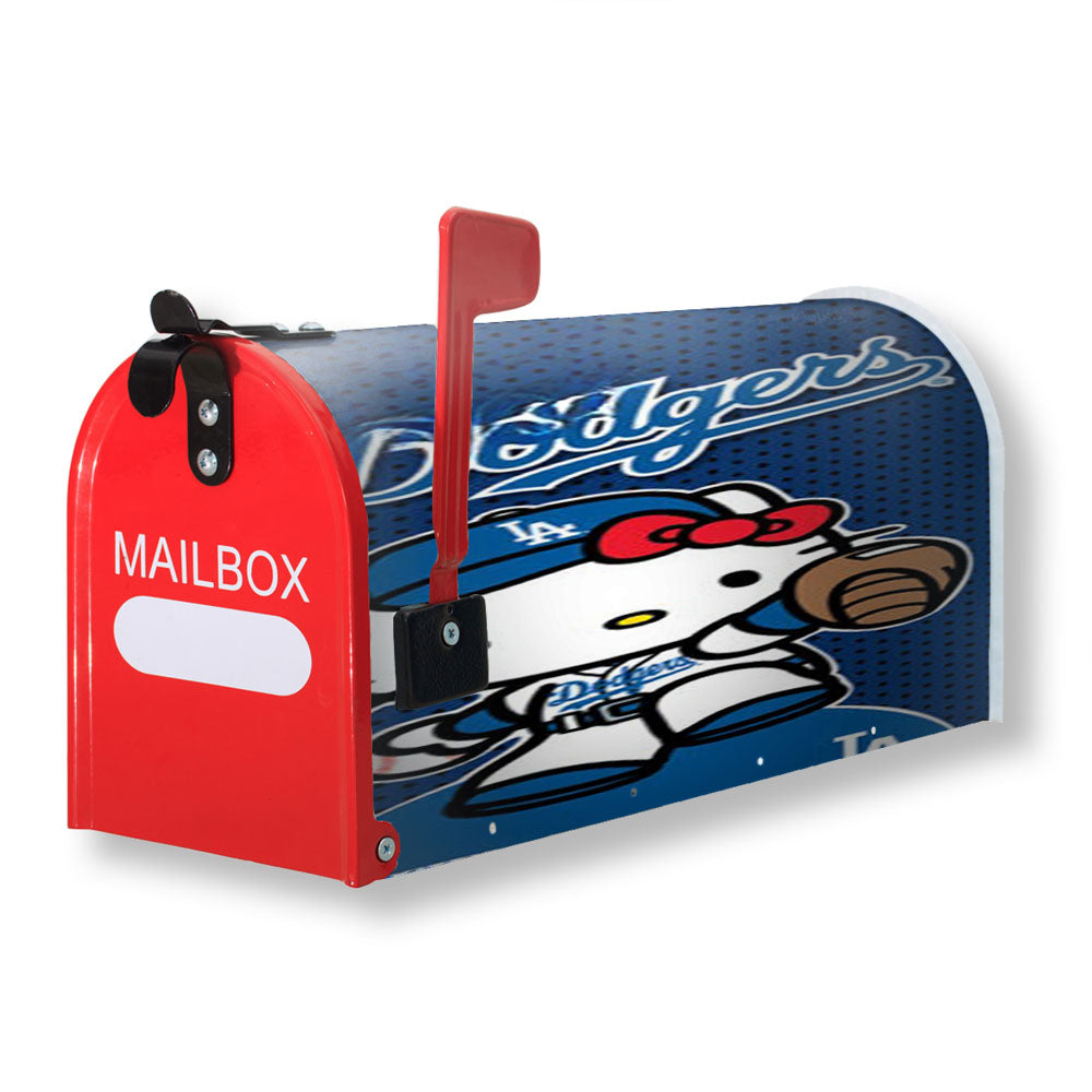 Hello Kitty La Dodgers_Magic Magnetic Mailbox Cover - 18.0" x 21.0"