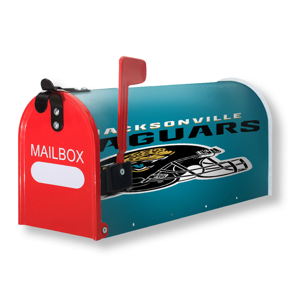 Helmet Clipart Jacksonville Jaguars Magnetic Mailbox Cover - 18.0" x 21.0"