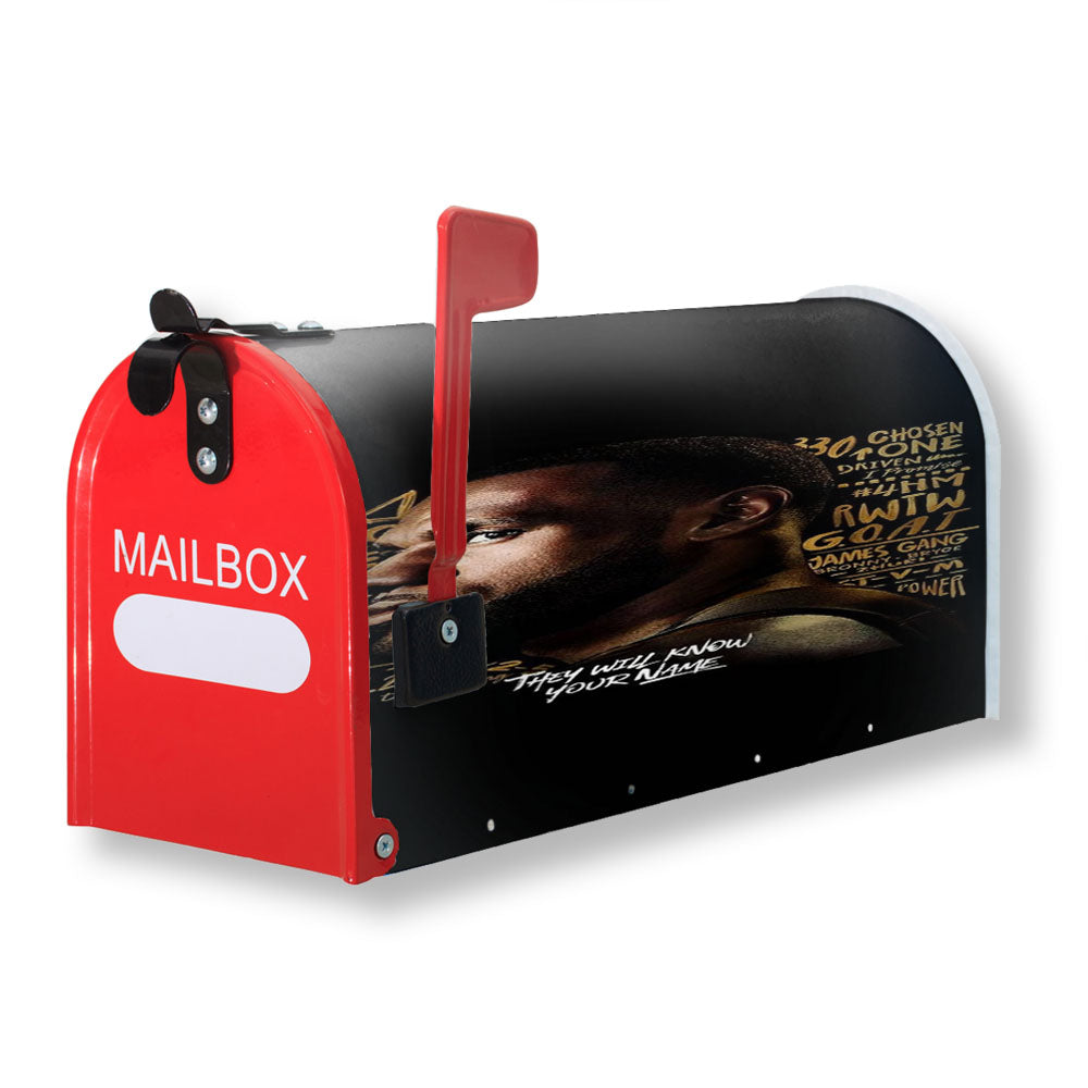 James Lebron Lakers The Kings Magnetic Mailbox Cover - 18.0" x 21.0"