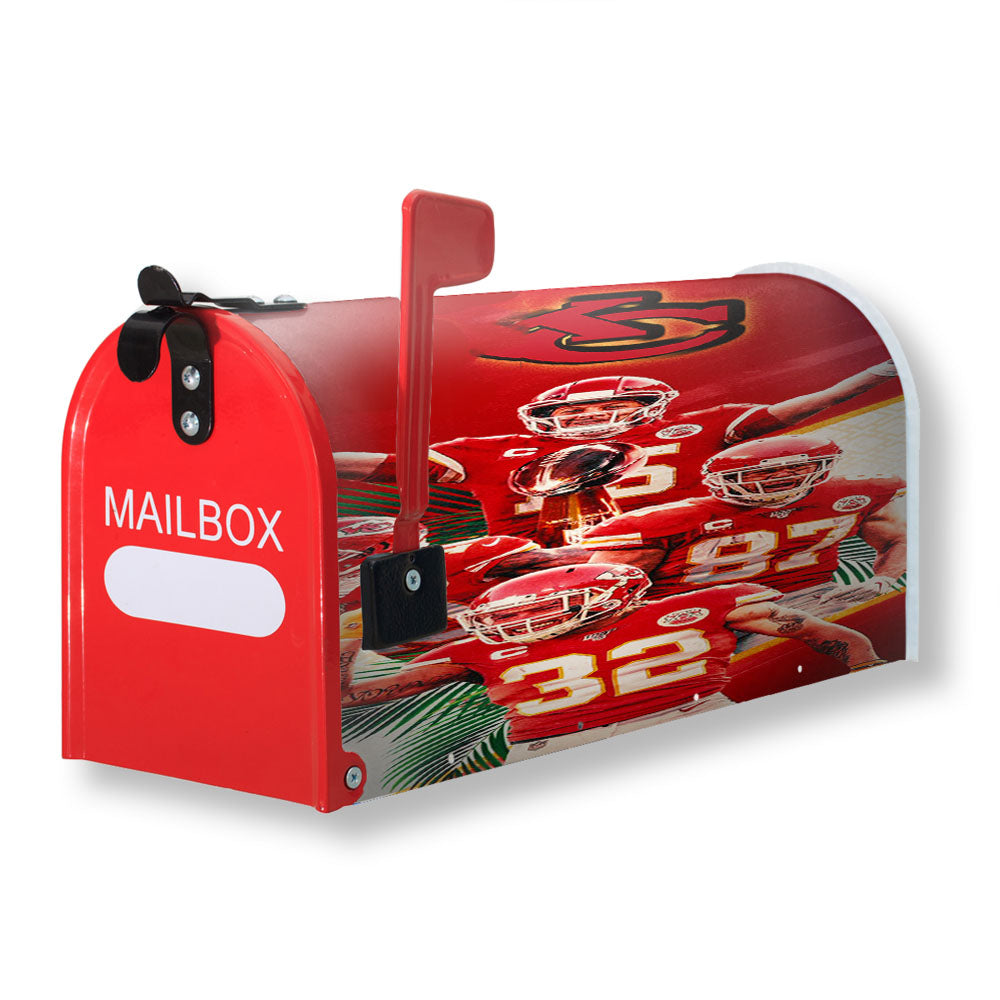 Kansas City Chiefs Logo Champions Magnetic Mailbox Cover - 18.0" x 21.0"