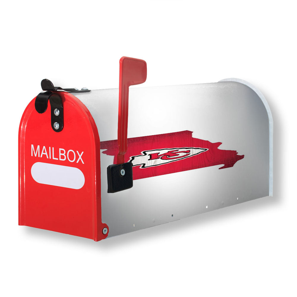 Kansas City Chiefs Logo States Magnetic Mailbox Cover - 18.0" x 21.0"