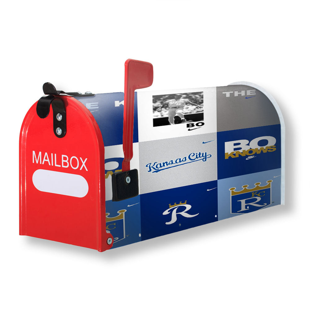 Kansas City Royals Logo Collage Magnetic Mailbox Cover - 18.0" x 21.0"