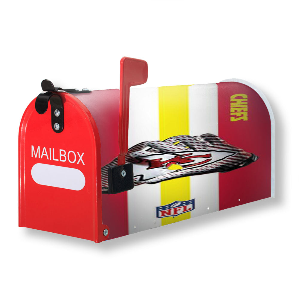 Kc Chiefs Gloves Stripes Magnetic Mailbox Cover - 18.0" x 21.0"