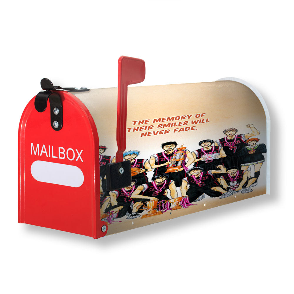 Kuroko No Basket Champion Never Fade Quotes Magnetic Mailbox Cover - 18.0" x 21.0"