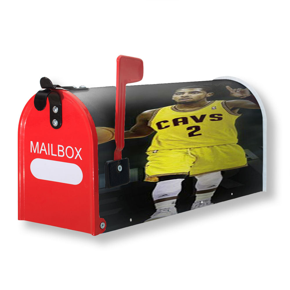 Kyrie Irving Horns Grey Magnetic Mailbox Cover - 18.0" x 21.0"