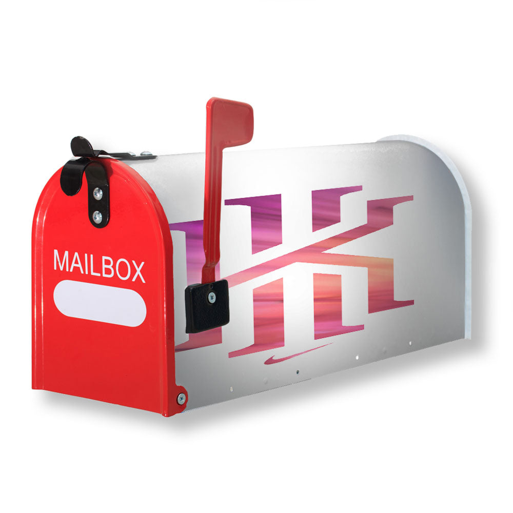 Kyrie Irving Nike White Pink Logo Magnetic Mailbox Cover - 18.0" x 21.0"