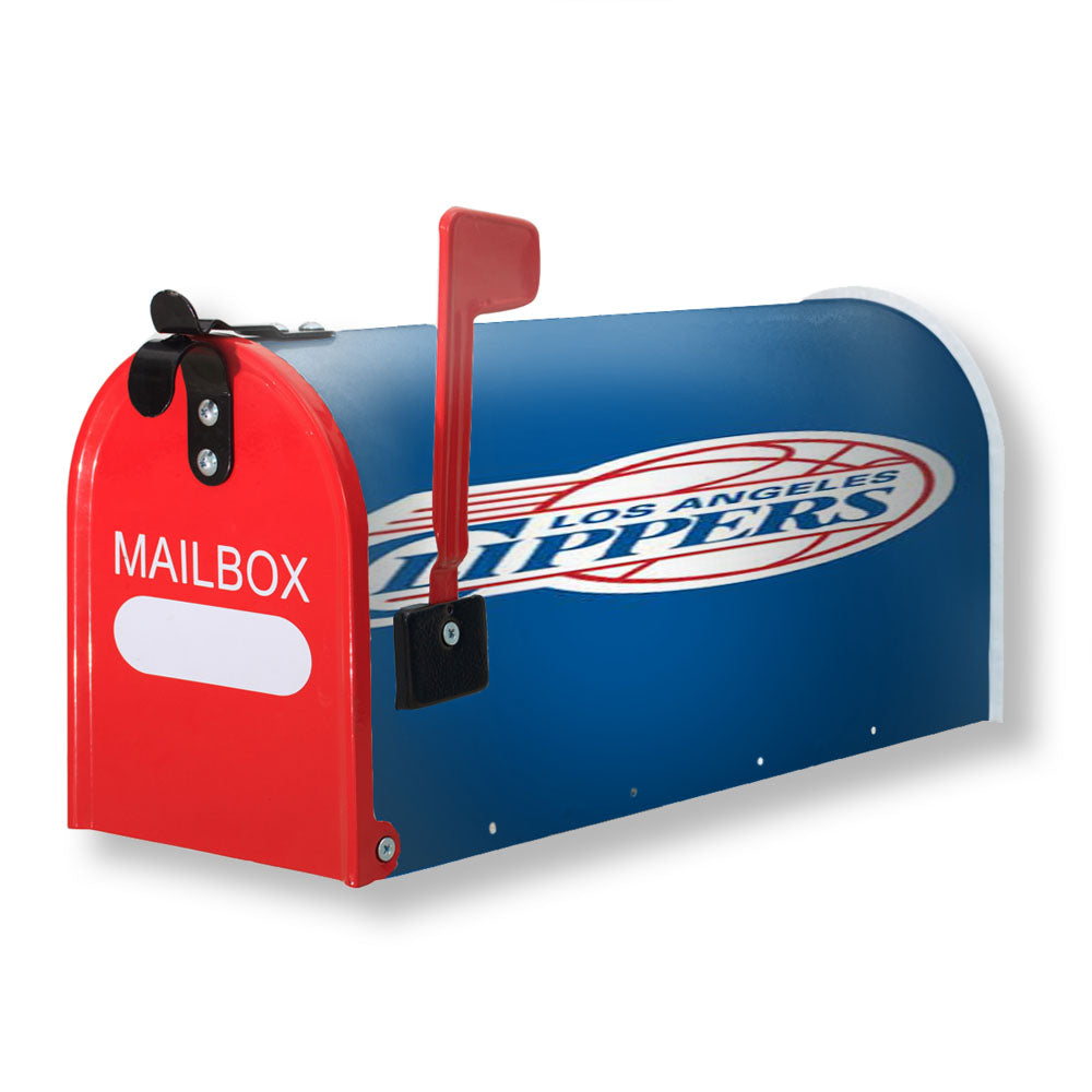 La Clippers Logo On Blue Magnetic Mailbox Cover - 18.0" x 21.0"