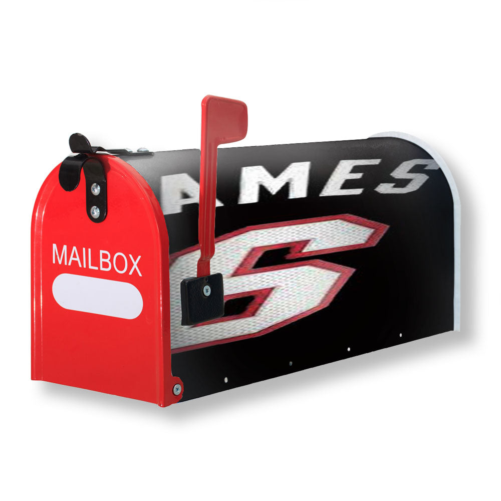 Lebron James 6 Shirt 2 Magnetic Mailbox Cover - 18.0" x 21.0"