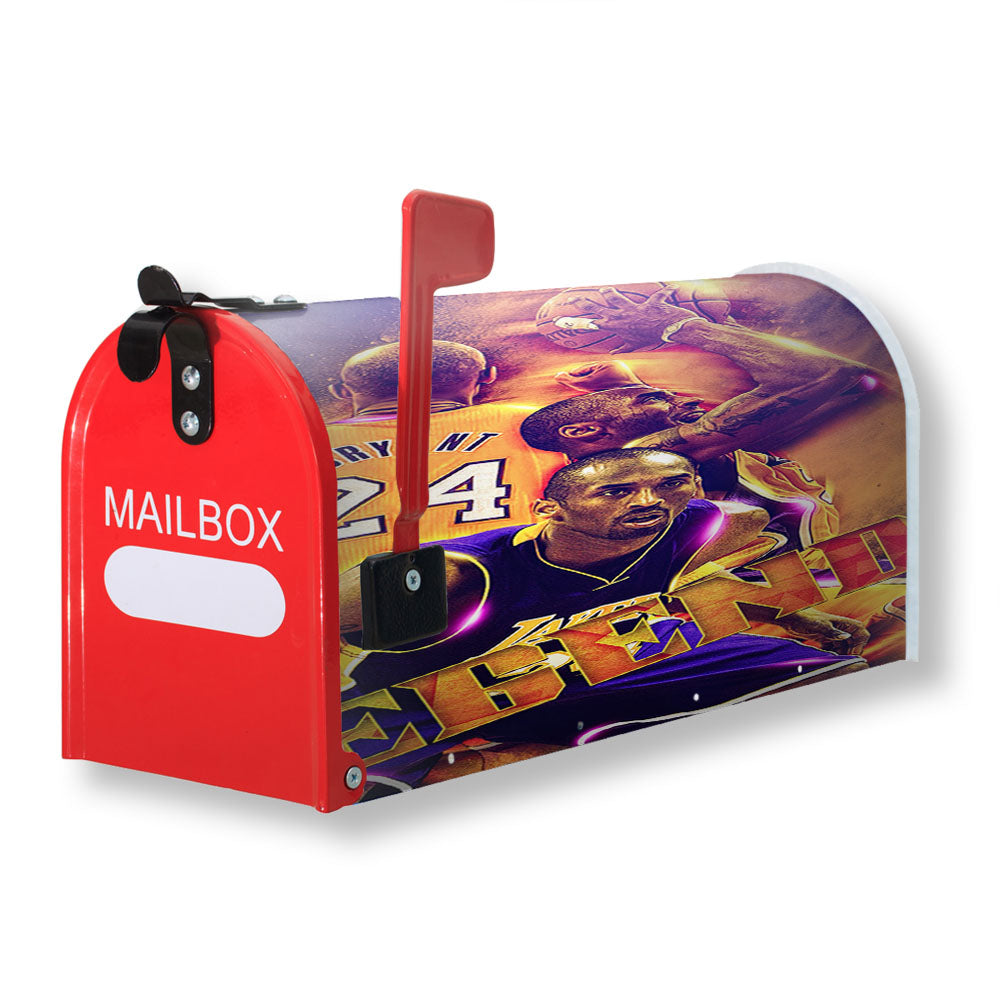 Legend Player From Lakers Team Magnetic Mailbox Cover - 18.0" x 21.0"
