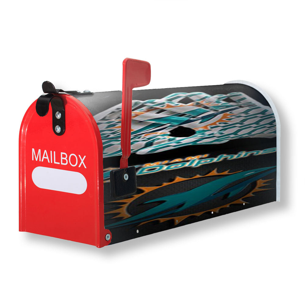 Logo Miami Dolphins Magnetic Mailbox Cover - 18.0" x 21.0"