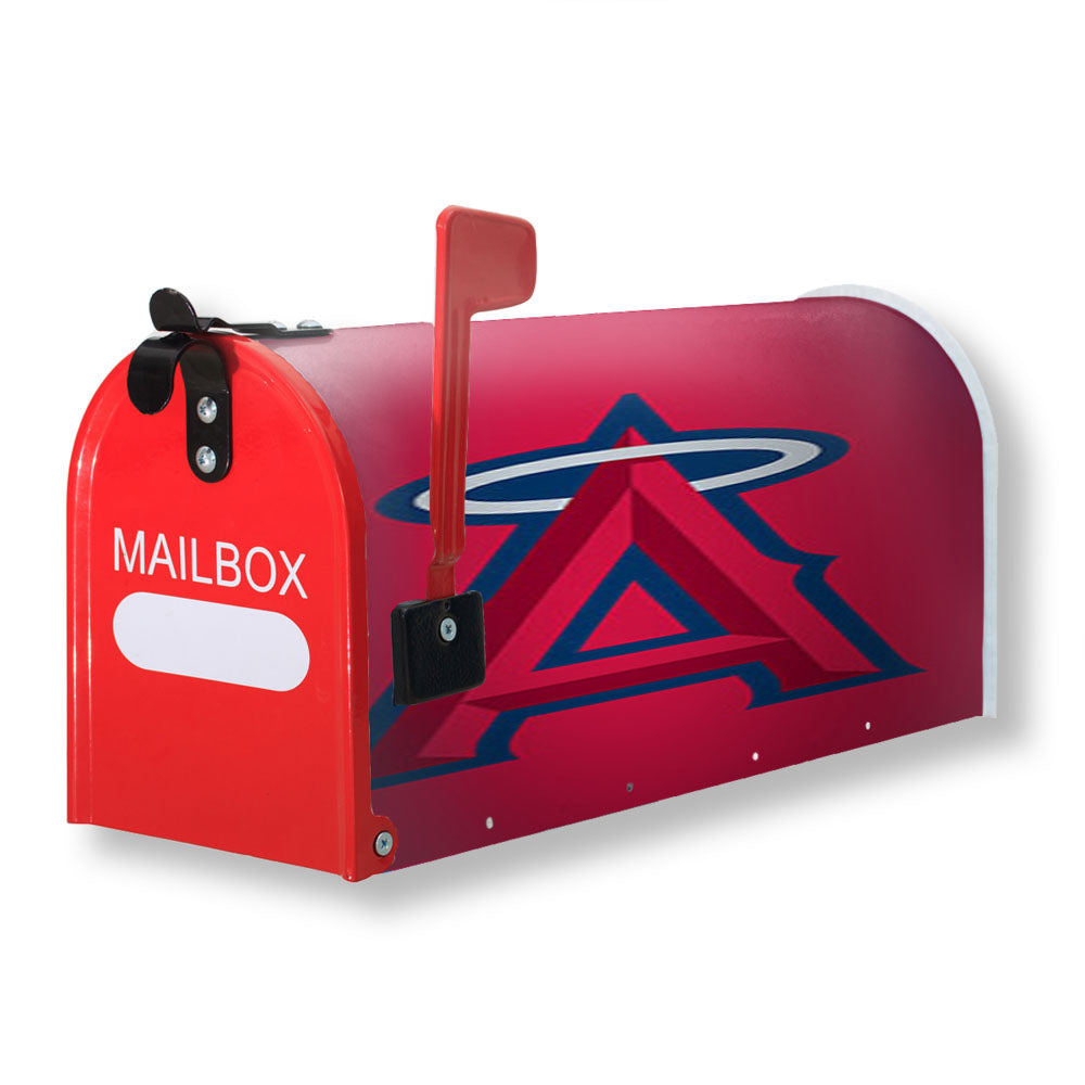 Los Angeles Baseball Logo Pink Magnetic Mailbox Cover - 18.0" x 21.0"
